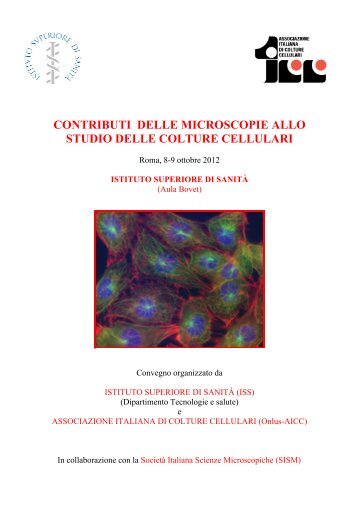 contributi delle microscopie allo studio delle colture cellulari - SISM