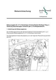 Bebauungsplan Nr. 37 in StrÃ¼cklingen - Saterland