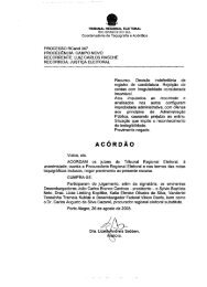 diário eletrônico da justiça eleitoral do rio grande - Tribunal ...