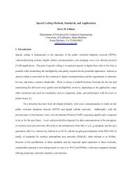 Speech Coding Methods, Standards, and ... - ice-voip-system