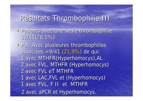 les thromboses veineuses superficielles des membres ... - ESKA