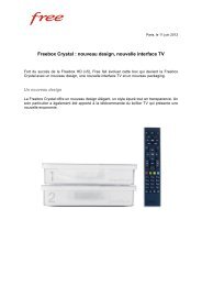 Freebox Crystal : nouveau design, nouvelle interface TV - Iliad