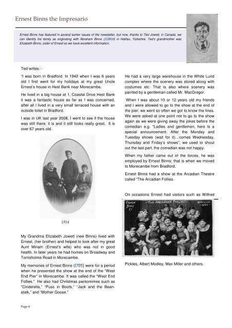 Newsletter 17 .pub - The Binns Family