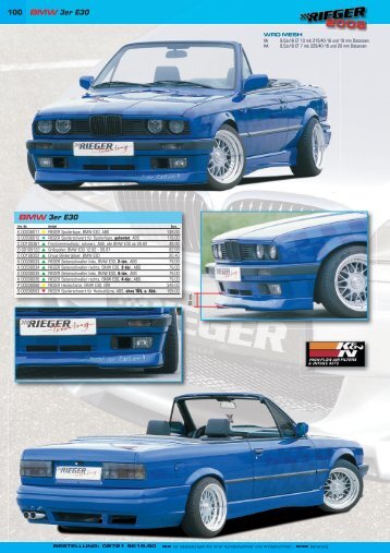 BMW 3er E30 BMW 3er E30 - TKC-Styling