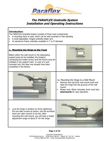 Paraflex Installation Instructions - BackyardCity.com