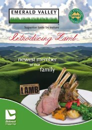 Introducing Lamb.. - Bidvest