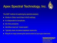 Apex Spectral Technology, Inc.