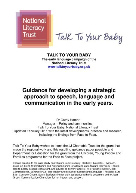 Help improve your baby's speech development