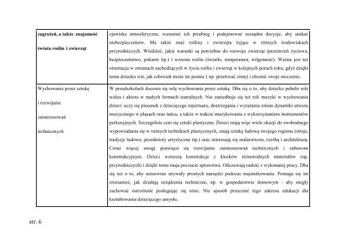 Co Powinien Umiec 6 Latek Podstawa Programowa zagrożeń, a także znaj