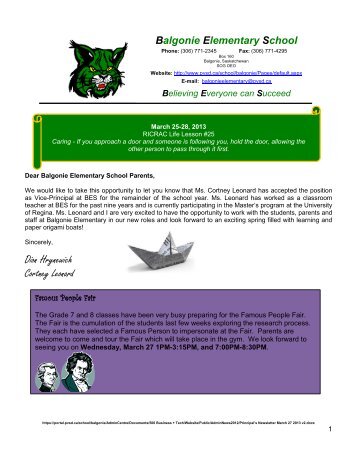 Principal's Newsletter March 22 2013.pdf - Prairie Valley School ...