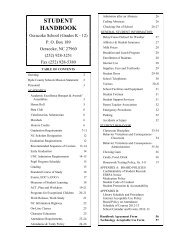 Student Handbook - Ocracoke School - Hyde County Schools