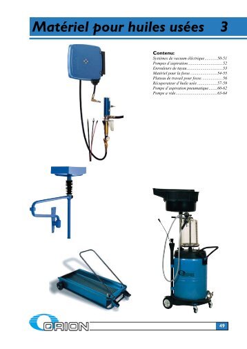 MatÃ©riel pour huiles usÃ©es 3 - Alentec & Orion AB