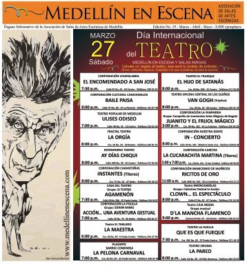 8:00 pm - Casa del Teatro de Medellín