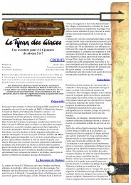 Le Tyran des Glaces - La Scénariothèque