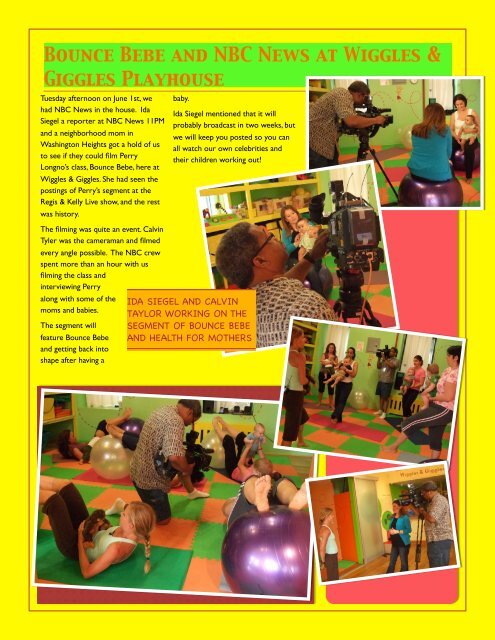 W&G Newsletter June 2010 - Wiggles & Giggles Playhouse