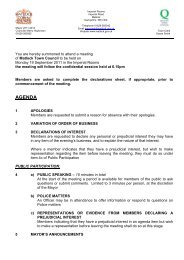 Agenda 19/09/11 - Matlock Town Council