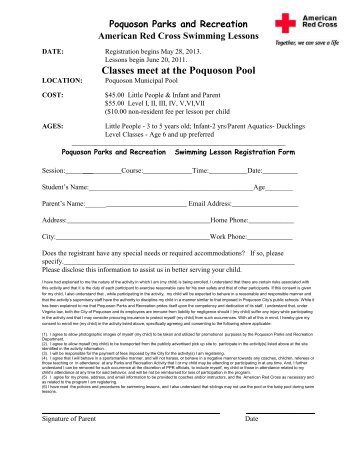 Poquoson Parks and Recreation - City of Poquoson