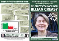 election leaflet. - Sheffield Green Party