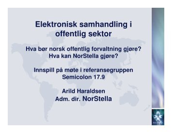 Hva kan NorStella gjøre? - Semicolon