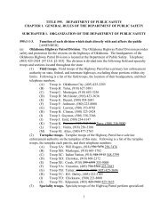 title 595. department of public safety chapter 1. general rules of the ...
