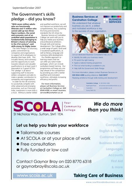 Issue 5 - Sept/Oct2007 - South London Business