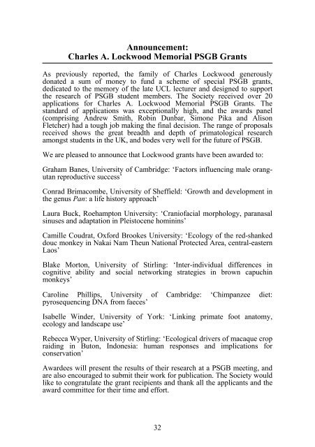 2010 Vol 101.pdf (1.63mb) - Primate Society of Great Britain