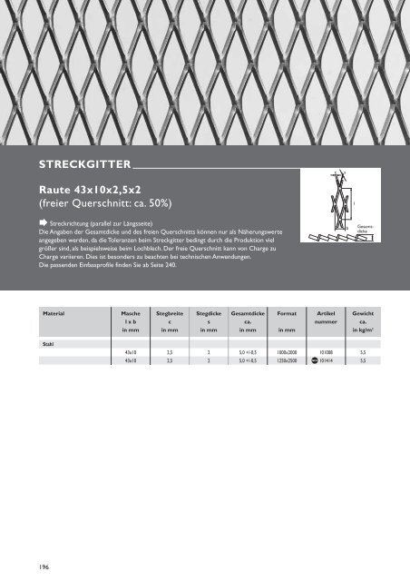 streckgitter - SIMA-BAU Siegler GmbH