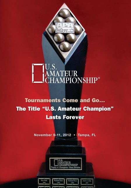 X - The US Amateur Championship