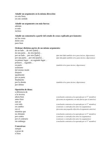 Transiciones y conectores