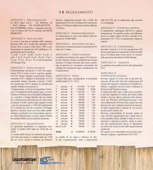 Download in PDF - La Gazzetta dello Sport