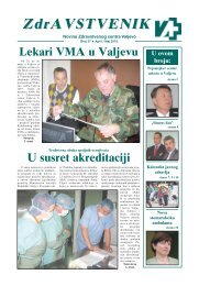 PDF-1,5MB - Zdravstveni centar Valjevo