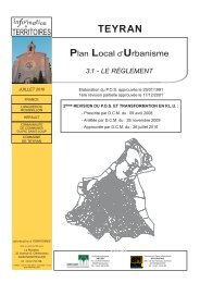 Plan Local d'Urbanisme - Ville de Teyran