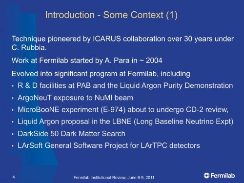 DM - LArTPC DocDB - Fermilab