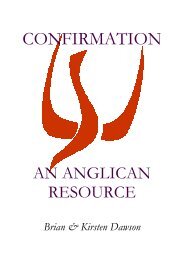 CONFIRMATION - Anglican Church in Aotearoa, New Zealand and ...