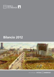 Bilancio 2012 - Banca CR Firenze