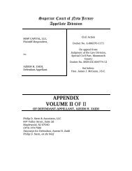 Appellant's Appendix - Vol. 2 - Philip D. Stern & Associates, LLC