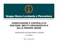 Giovanni Zanoni (Responsabile Organizzazione e Sviluppo ... - APB