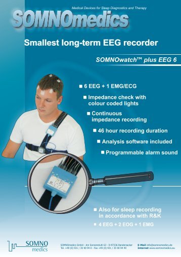 SOMNOwatchâ¢ plus EEG 6 - SOMNOmedics