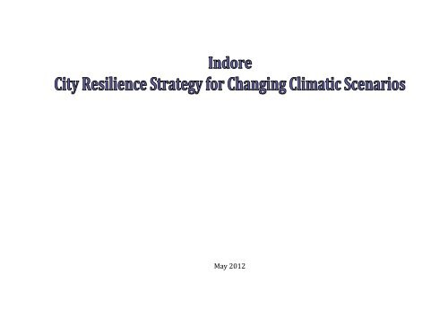 Indore City Resilience Strategy - ImagineIndore.org