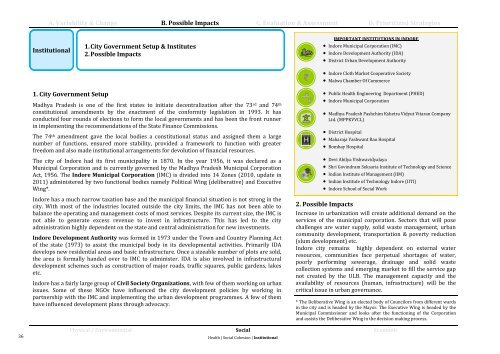 Indore City Resilience Strategy - ImagineIndore.org