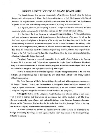 Duties of the Grand Governor.pdf - York Rite Sovereign College