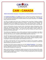 CAW - CANADA - CAW 199