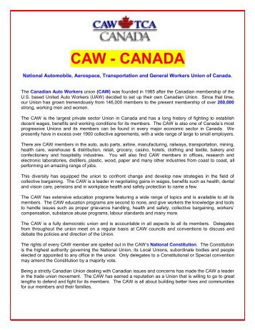 CAW - CANADA - CAW 199