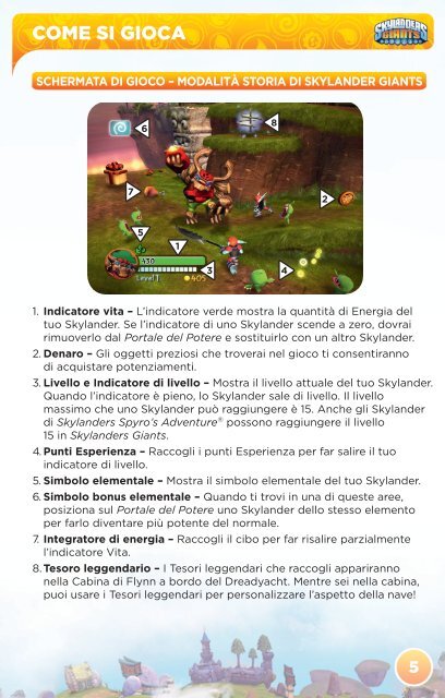 skylanders giants manuale wii