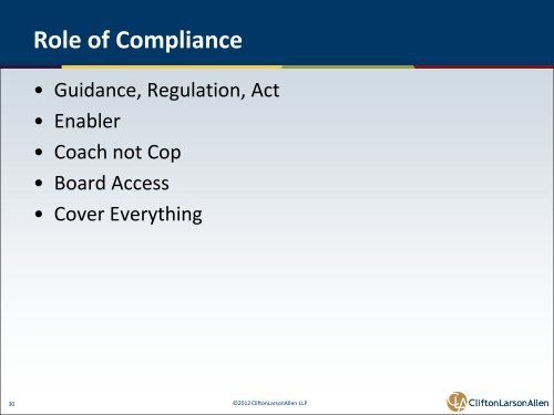 10 Steps to a Successful Regulatory Compliance Program