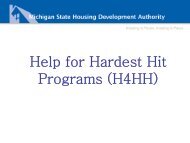 Help for Hardest Hit Programs (H4HH)