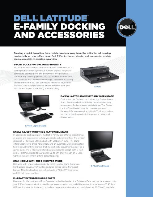 Della Latitudea E Family Docking And Accessories