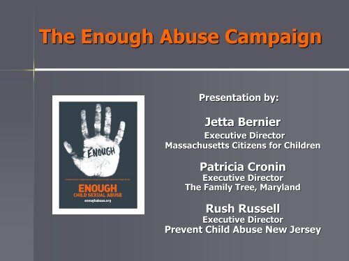 The Enough Abuse Campaign - Pal-Tech