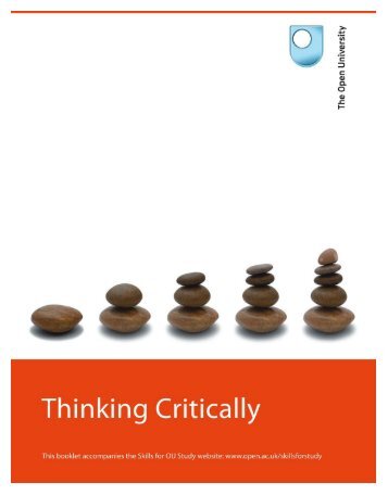 Thinking Critically - Open Polytechnic