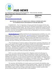 HUD Issues Notice On Assistance Animals And Reasonable ...